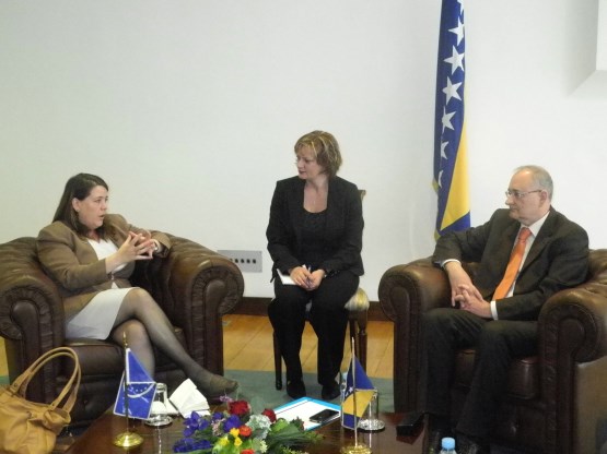 Deputy Speaker of the House of Representatives, Božo Ljubić, spoke with the Head of the Council of Europe’s Office in BiH